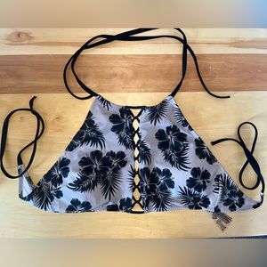 PINK halter bikini top